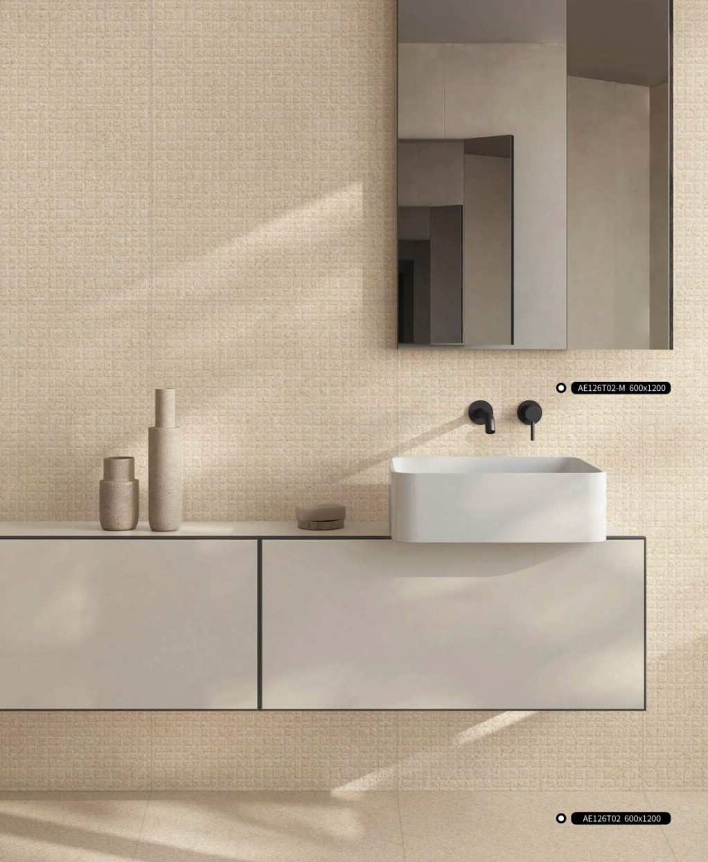 BST gạch 60x120 612LU612T02 ốp nhà tắm