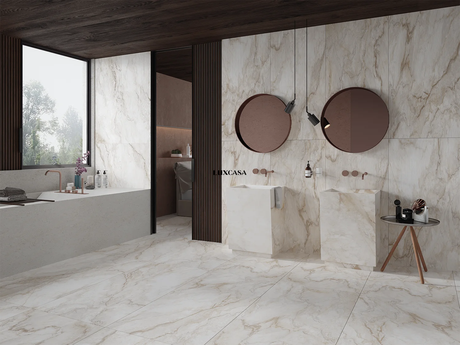 BST gạch ốp nhà vệ sinh 60x120 612LUE07G-R