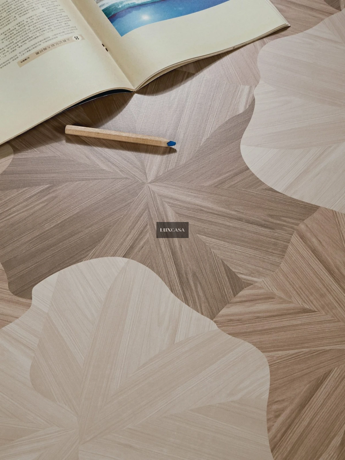 Bề mặt gạch lá sen 60x120cm