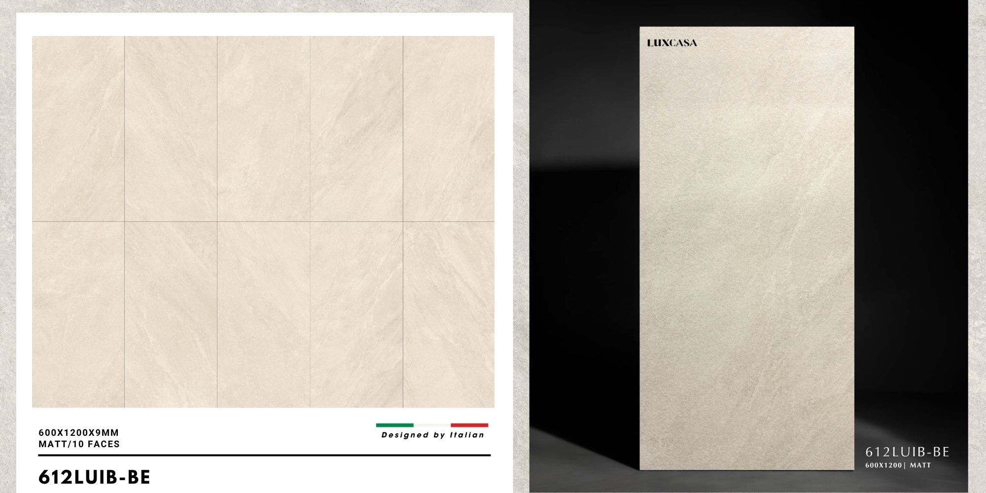 Gạch giả đá slate 60x120 612LUIB-BE