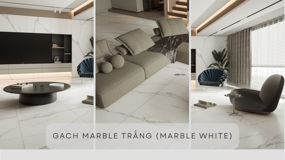 Gạch marble trắng (Marble White)