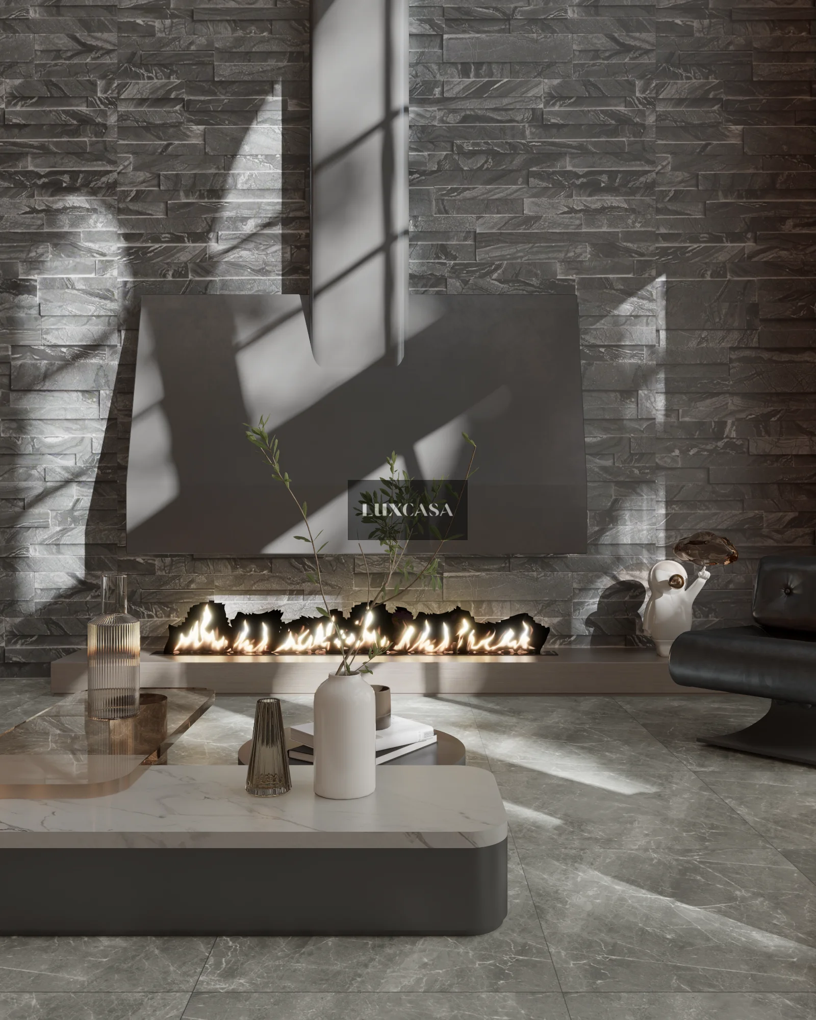 Gạch nền xám mờ lát phòng khách 60x60 60LU60392 (2)