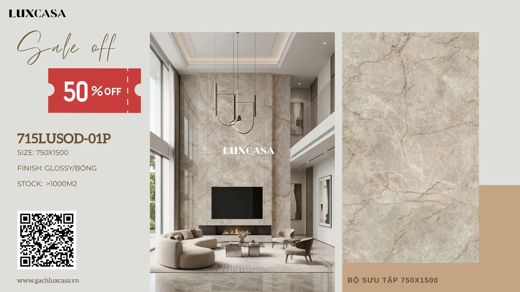 Gạch ốp lát 75×150 715LUSOD-01P