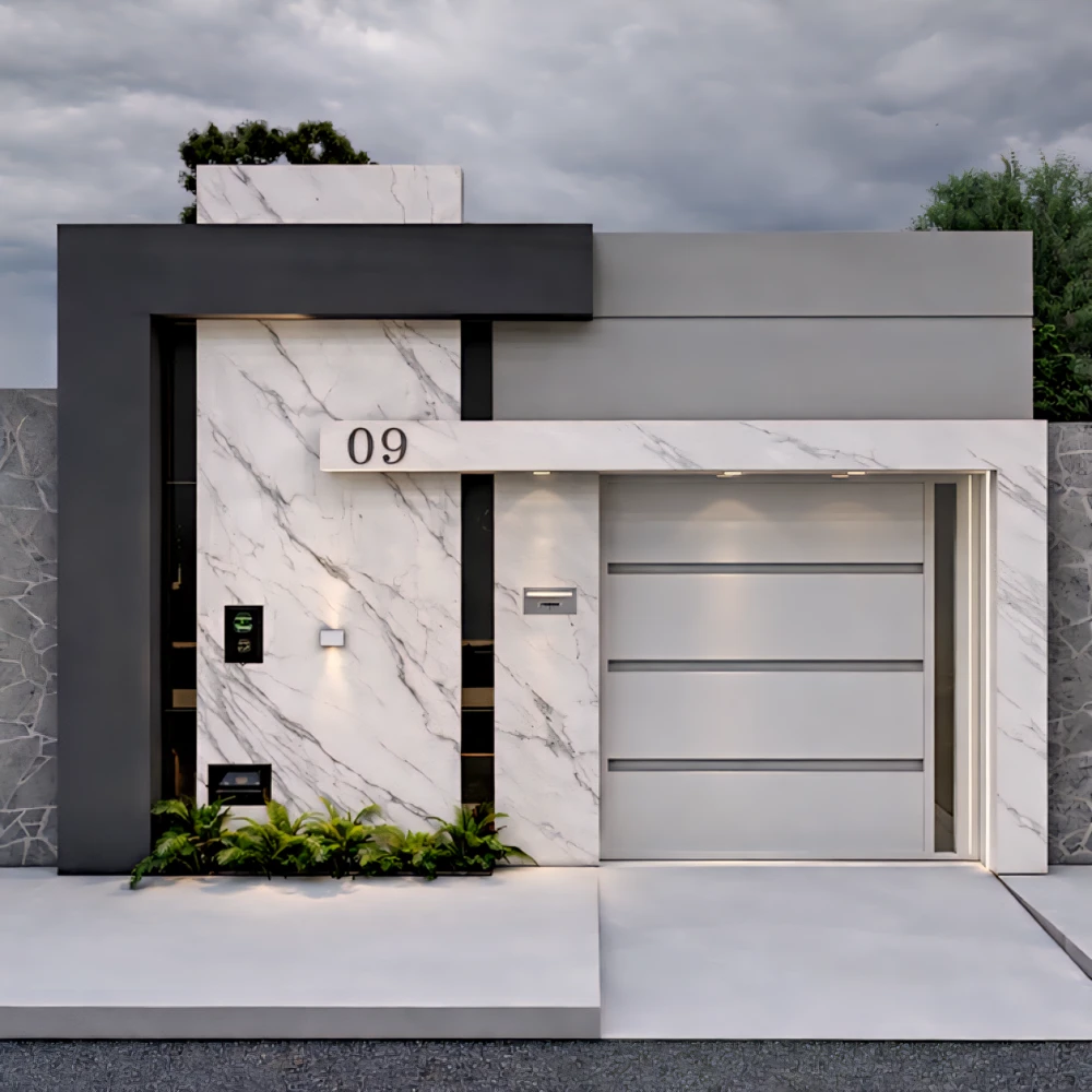 Gạch ốp mặt tiền màu trắng (6)