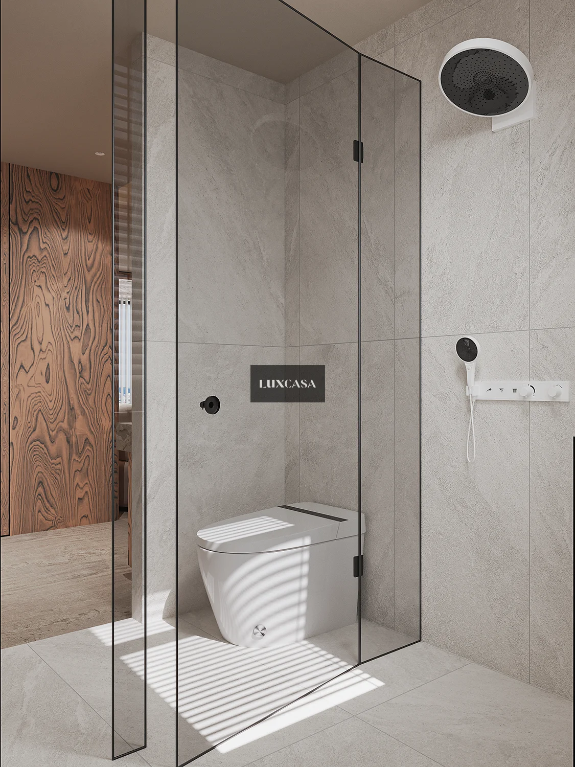 Gạch ốp nhà vệ sinh 60x120 612LUIB-WH