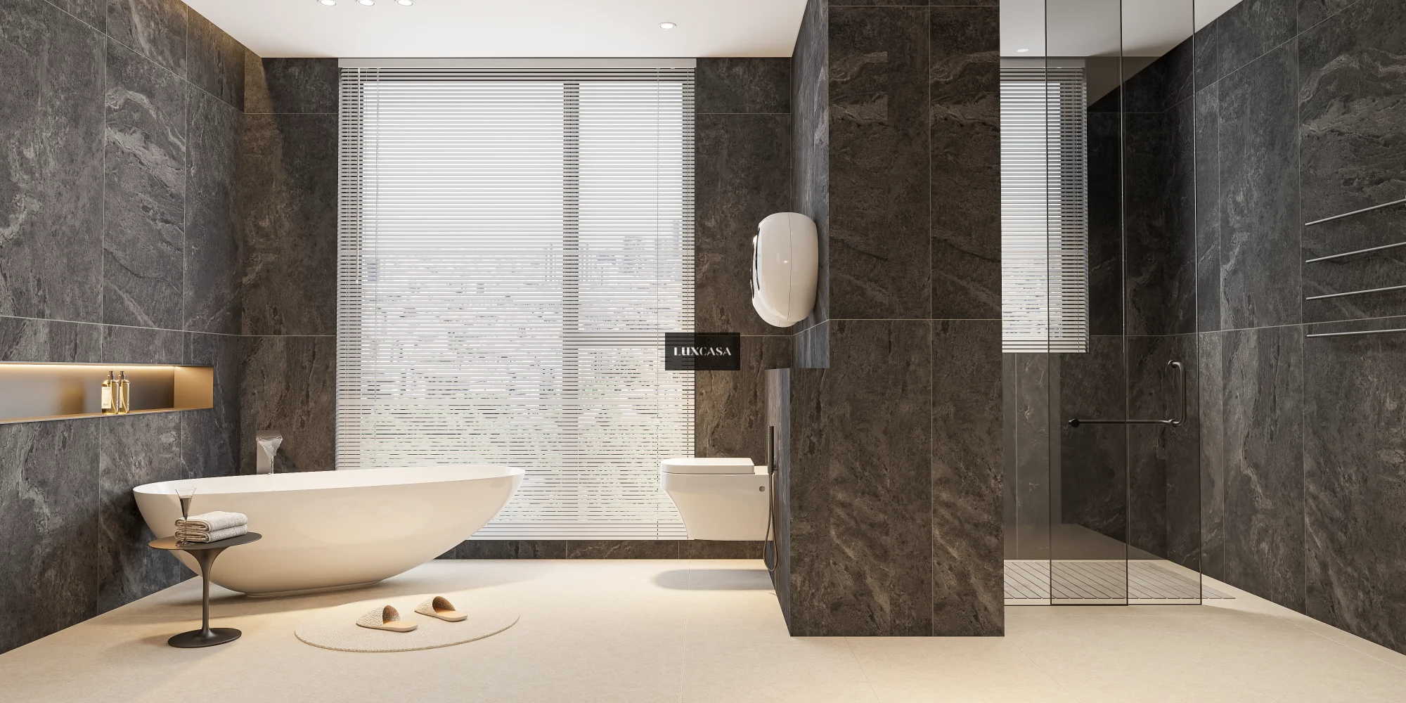 Gạch ốp toilet 60x120 612LU612N73