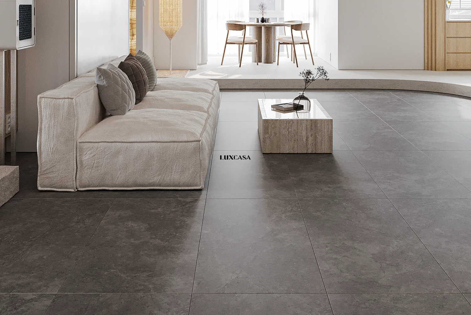Gạch phòng khách men matt 60x120 612LU612005