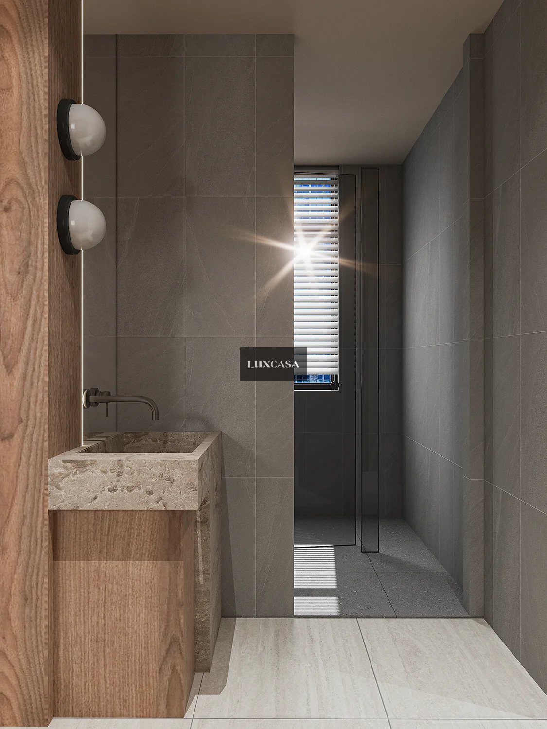 Mẫu gạch ốp tường wc 30×60 360LUM36013
