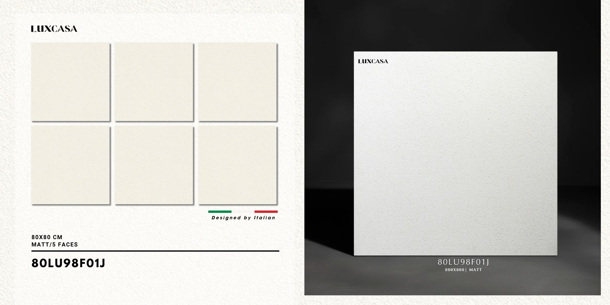 Mẫu gạch terrazzo 80X80 80LU98F01J