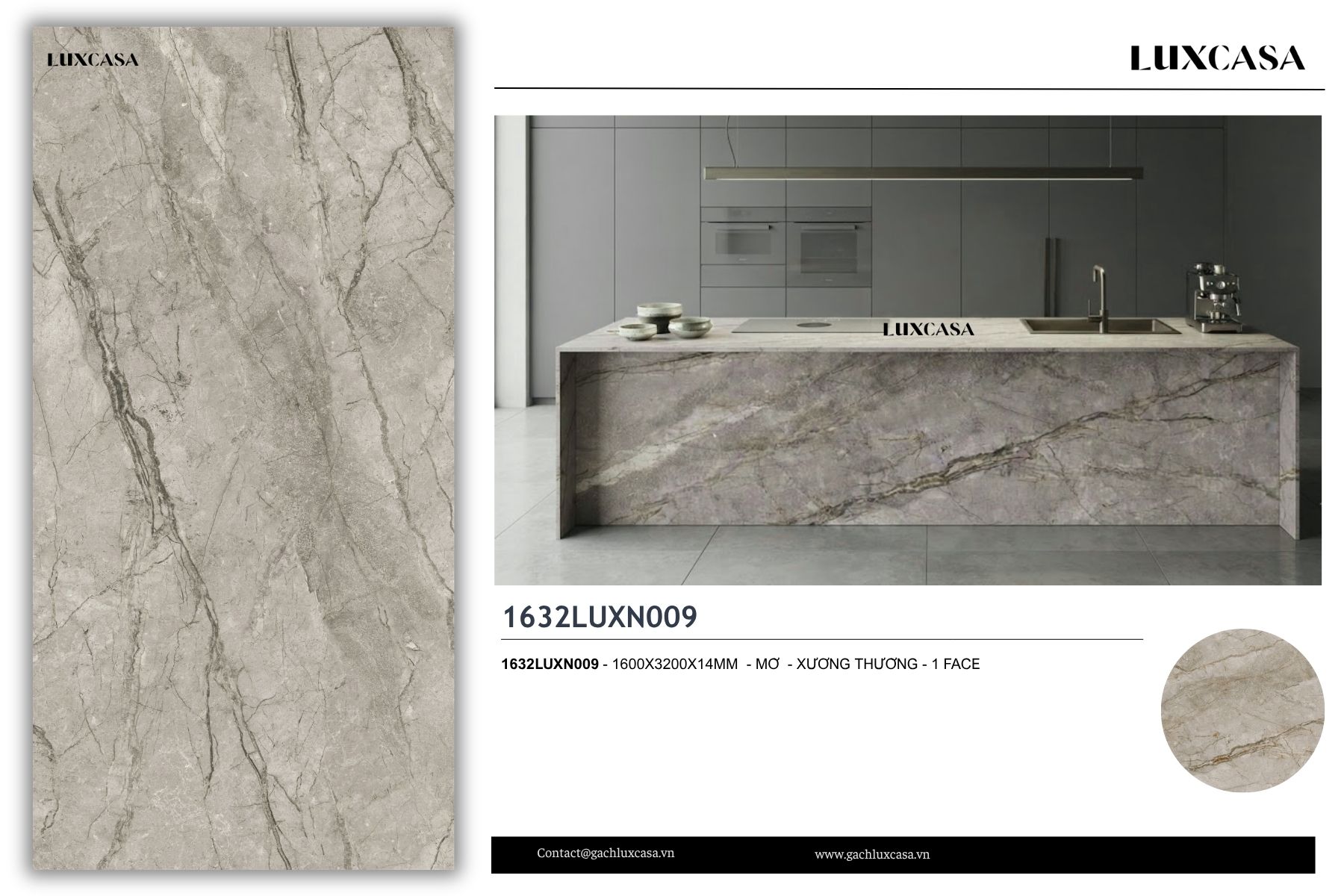 Đá nung kết 1632LUXN009