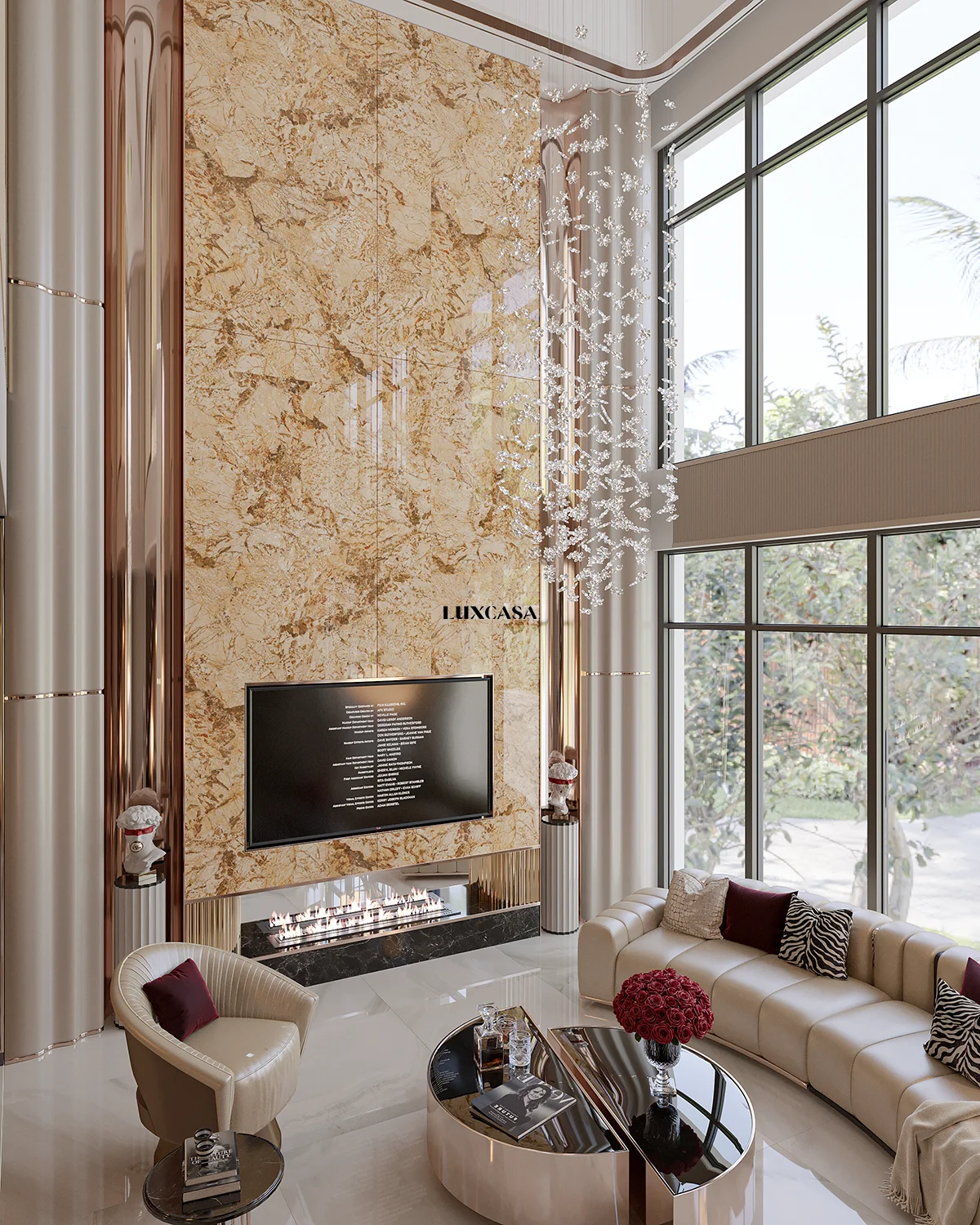 Đá nung kết ốp phòng khách 160X320X1.5 1632LUK001