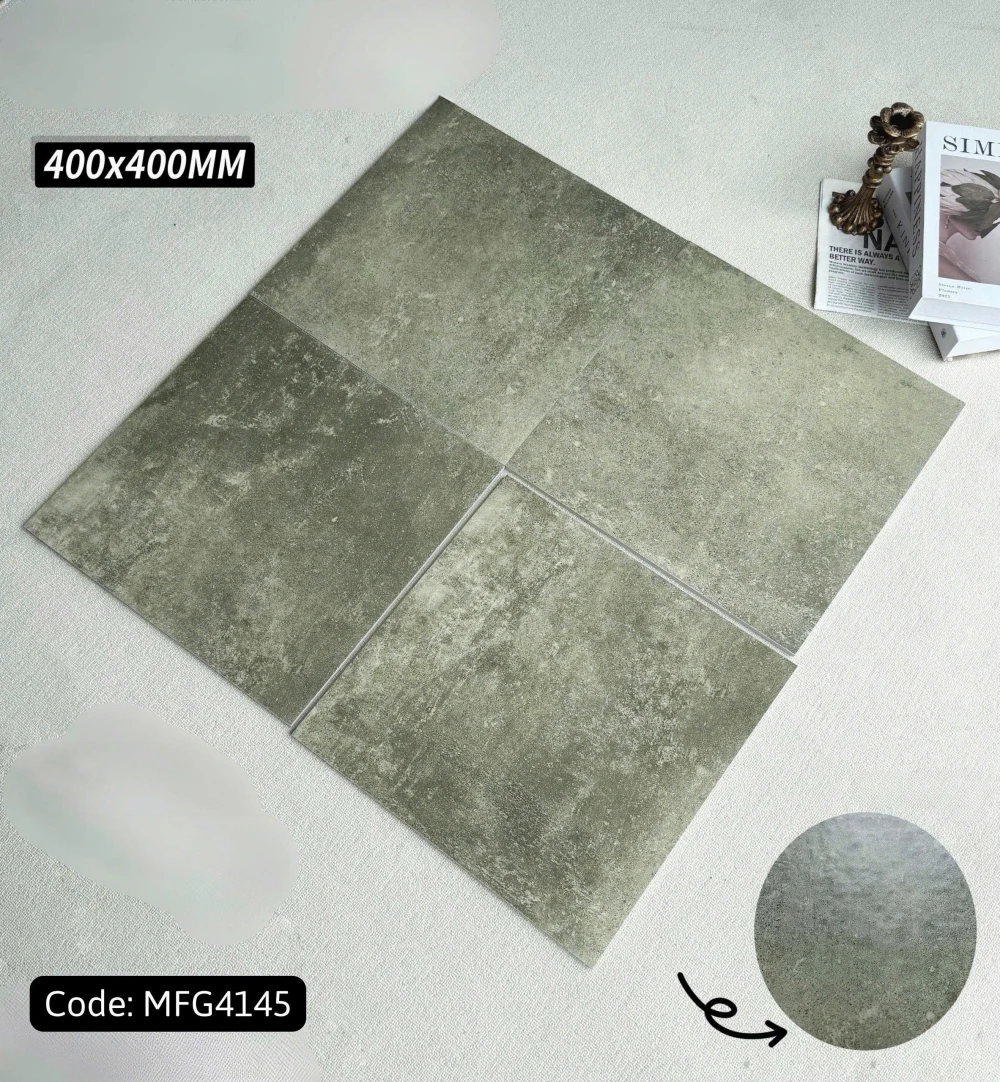 Gạch 40x40 hiệu ứng xi măng màu xanh MFG4145