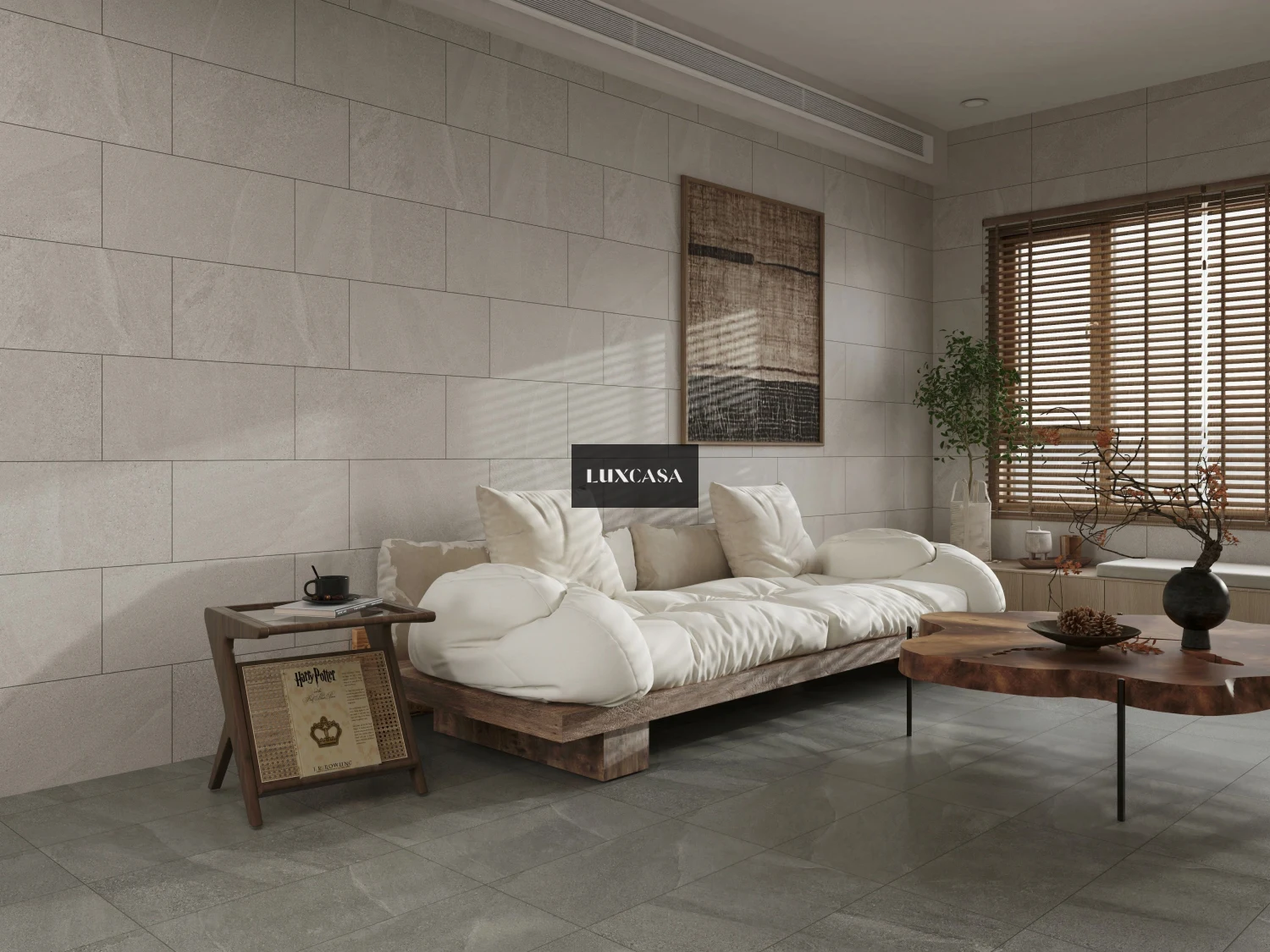 Gạch lát phòng khách 30×60 L-GREY