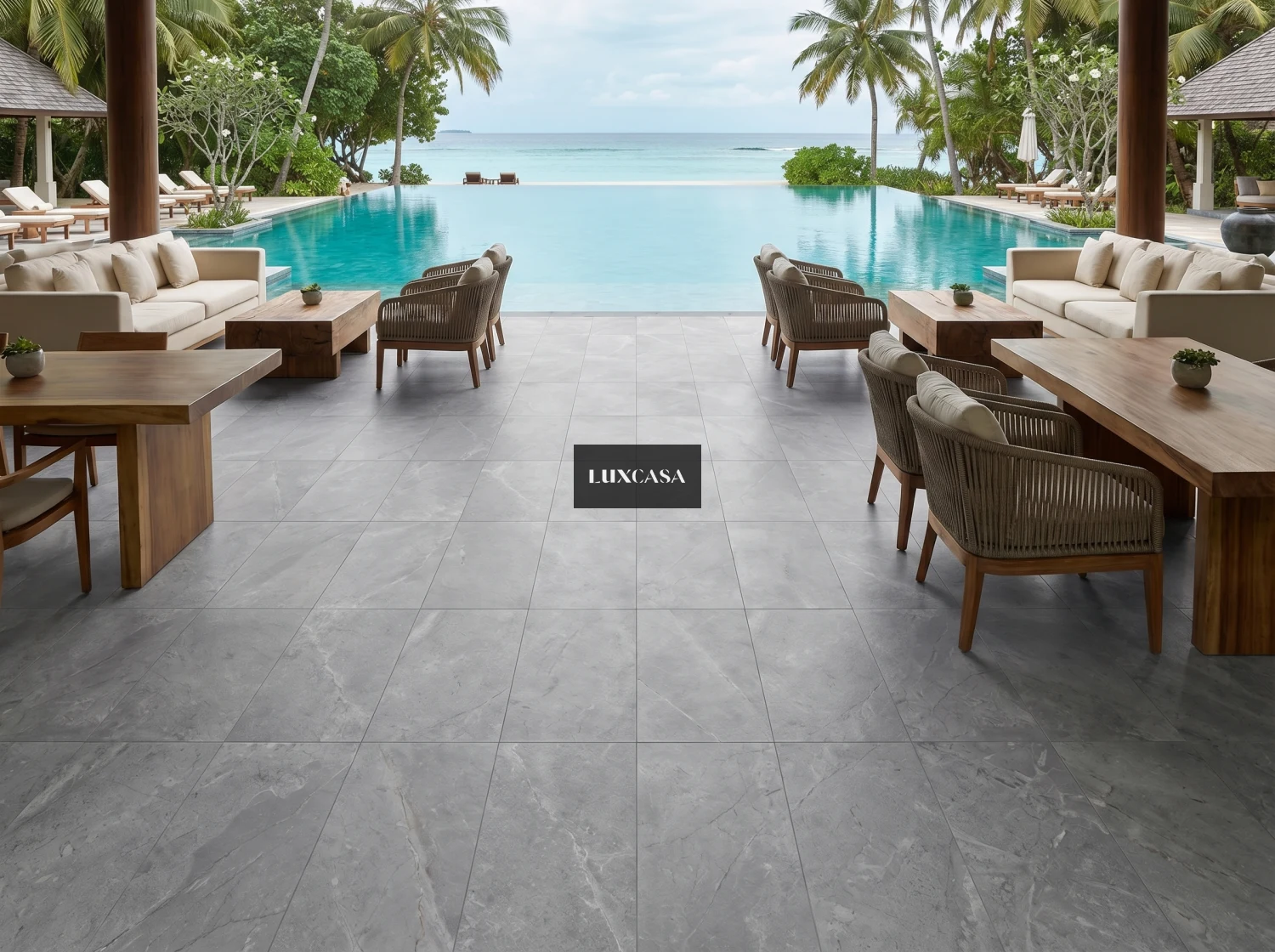 Gạch lát sàn ngoài trời 30x60 LB-GREY