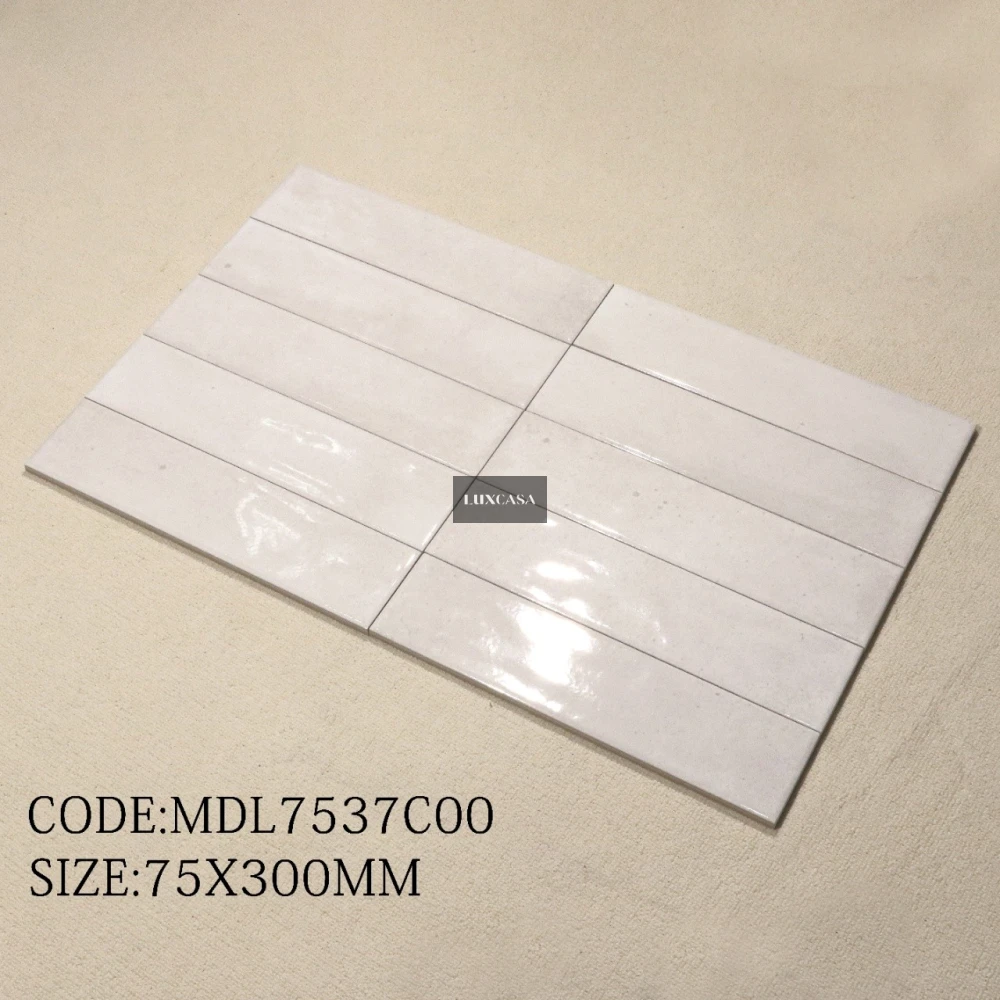 Gạch thẻ 75x300 màu trắng LUMDL7537C00