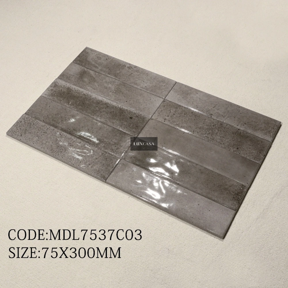 Gạch thẻ 75x300 màu xám LUMDL7537C03
