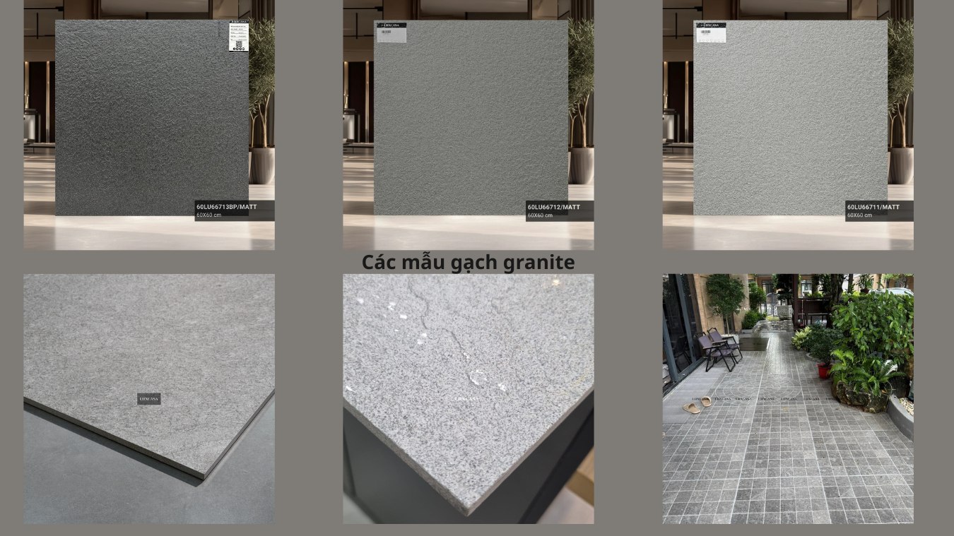 Các mẫu gạch granite