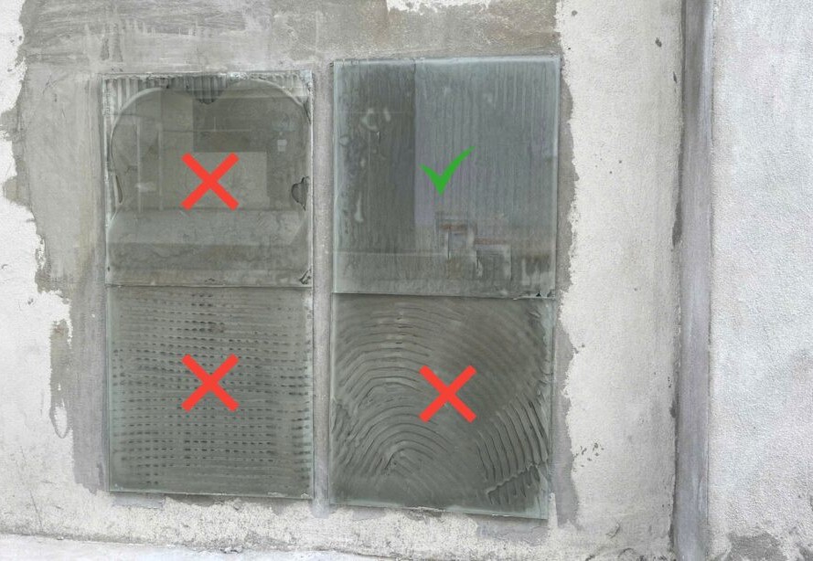 Chét keo dán gạch sai cách và chuẩn