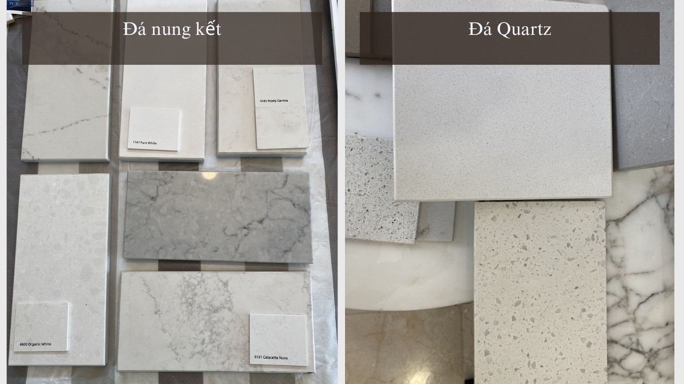 Đá nung kết và đá Quartz