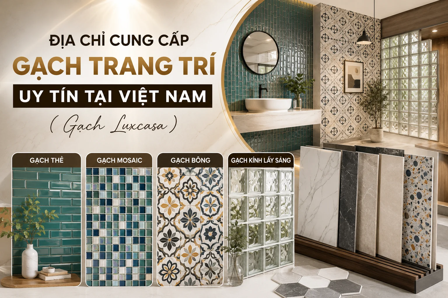 Địa chỉ cung cấp gạch trang trí