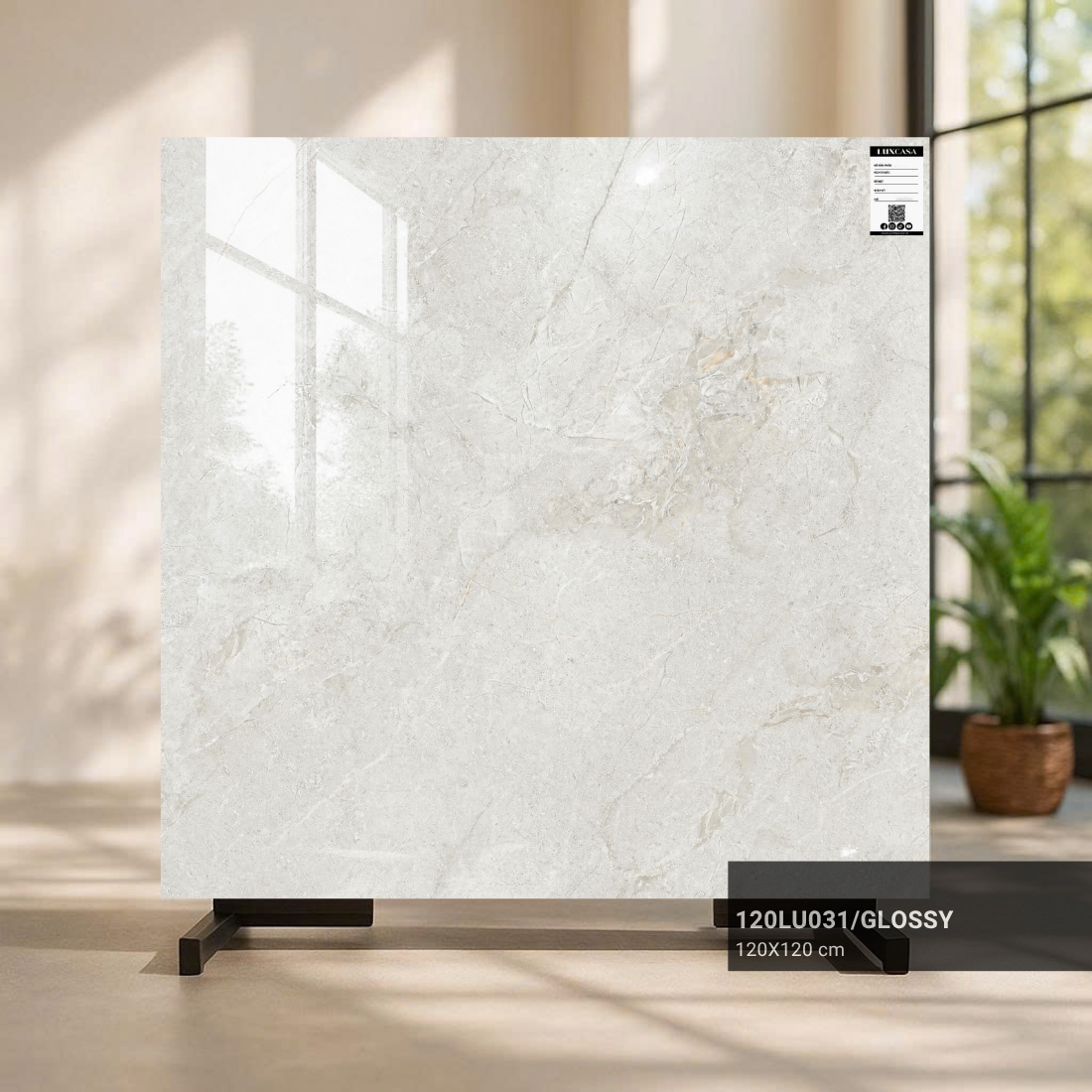 Gạch 1200X1200 xám vân đá 120LU031