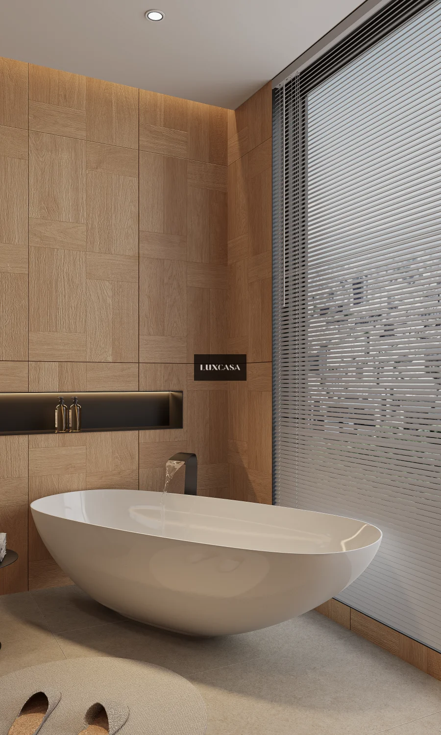 Gạch giả gỗ ốp wc 612LUW126M35