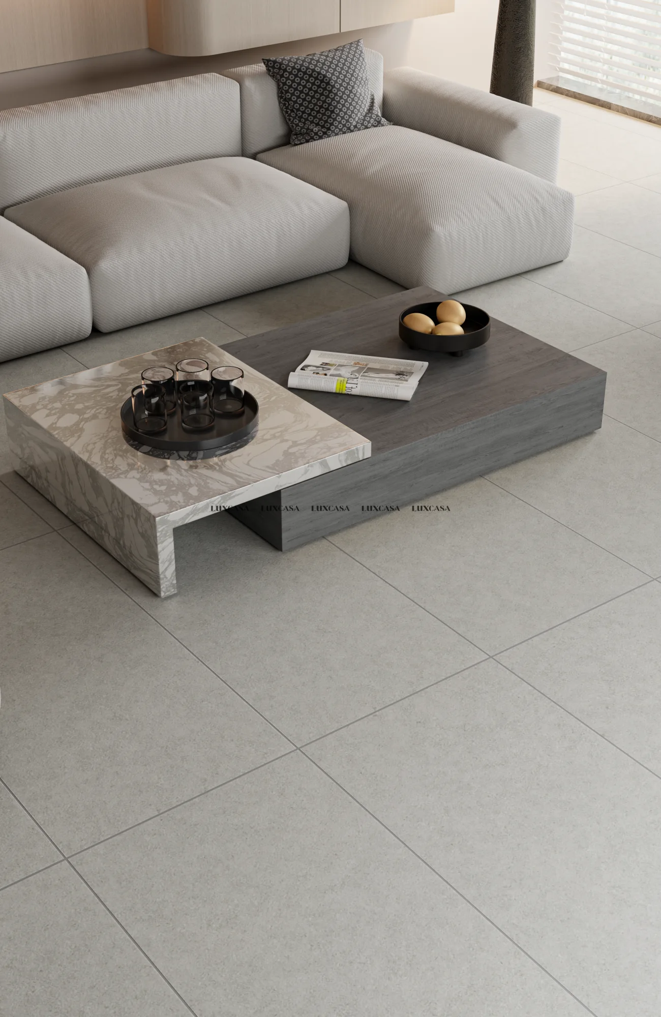 Gạch lát phòng khách 60x120 612LU6211LM