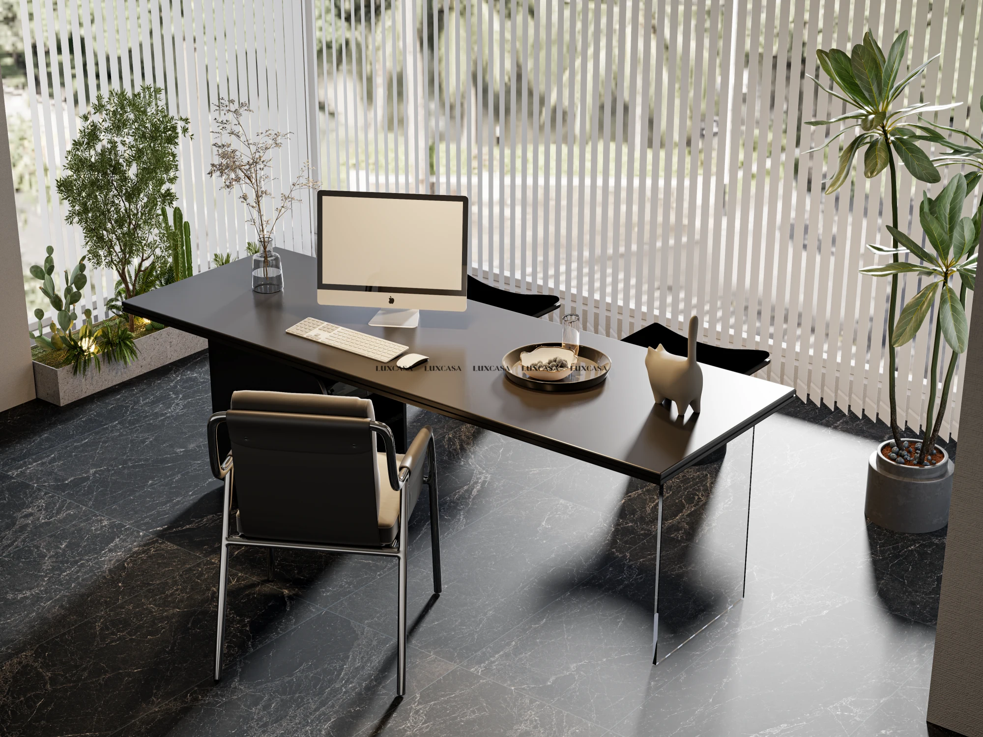 Gạch lát phòng làm việc vân đá stone 60x120 612LUPT4