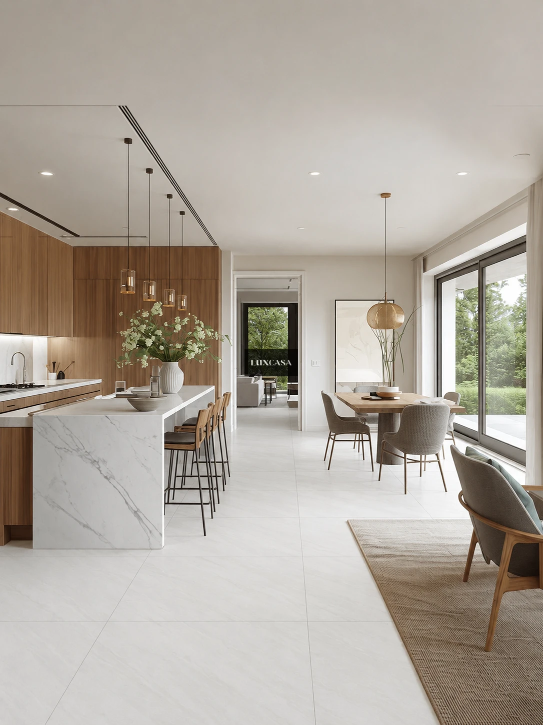 Gạch mờ mịn lát sàn 1000x1000 100LU600