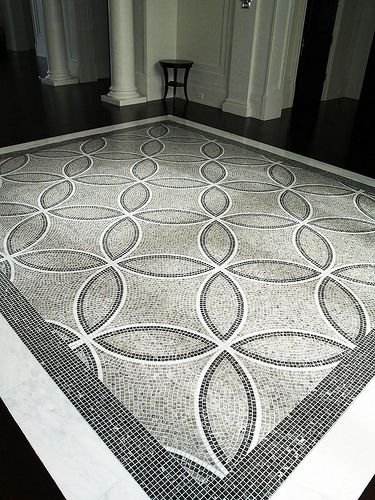 Gạch thảm mosaic lát nền