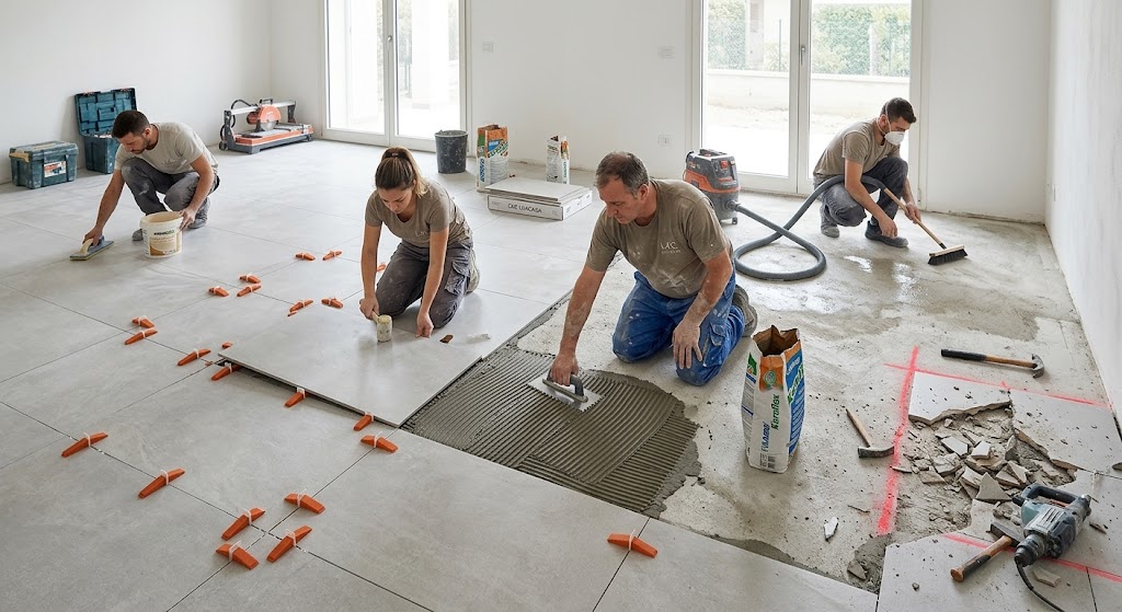 Khắc phục gạch bị rộp bong tróc trường hợp 1