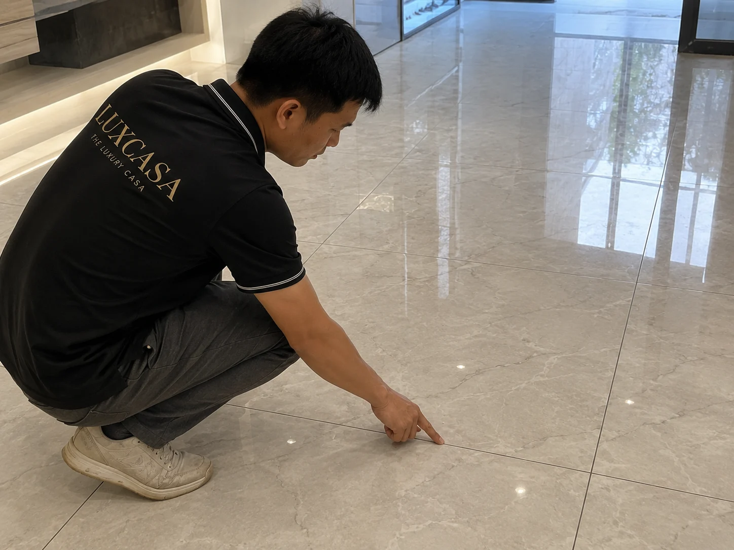 Nghiệm thu đường ron gạch lát nền