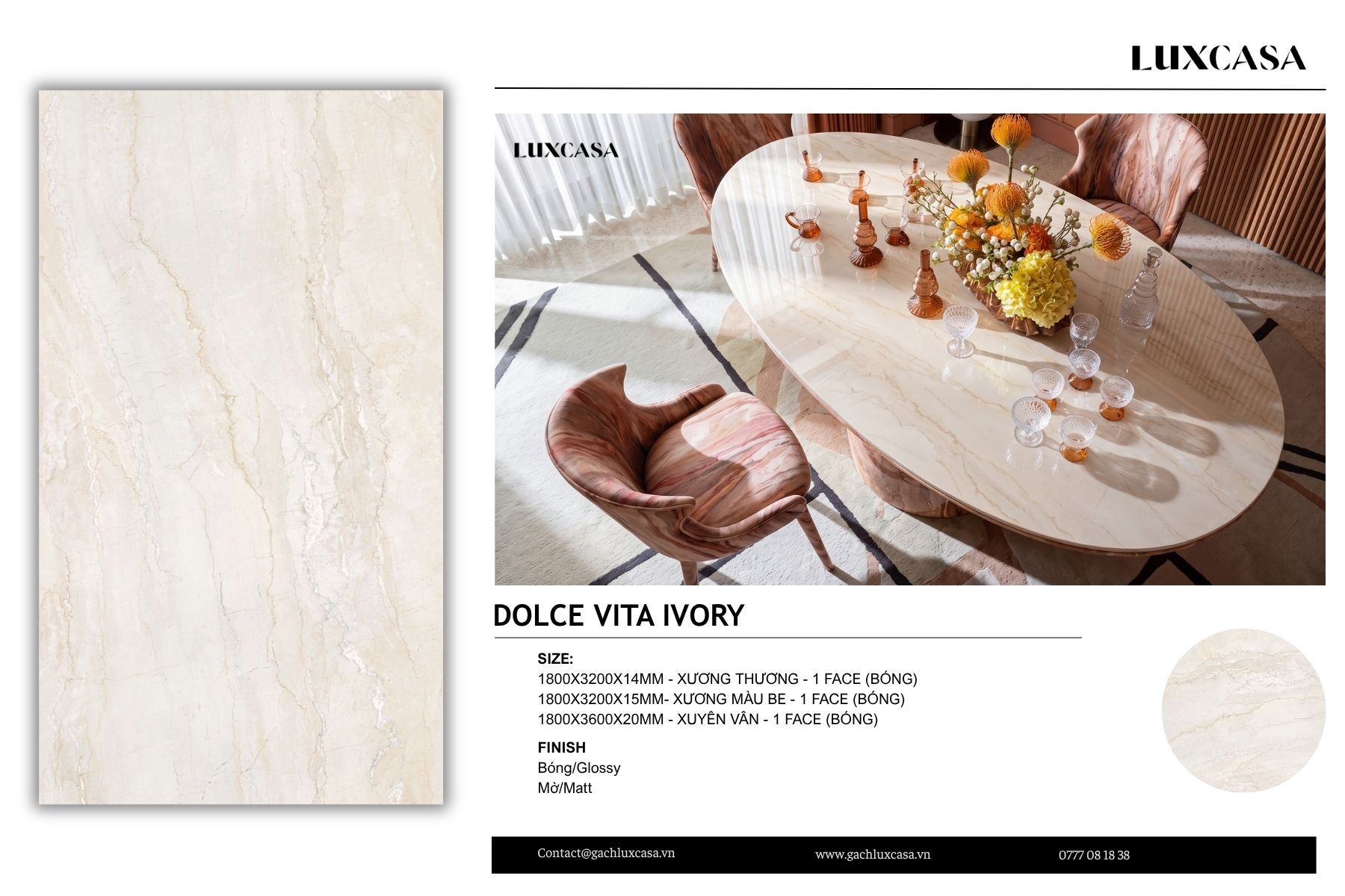 Đá nung kết Dolce Vita