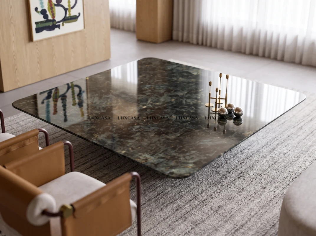 Đá nung kết Green Stone làm mặt bàn nước