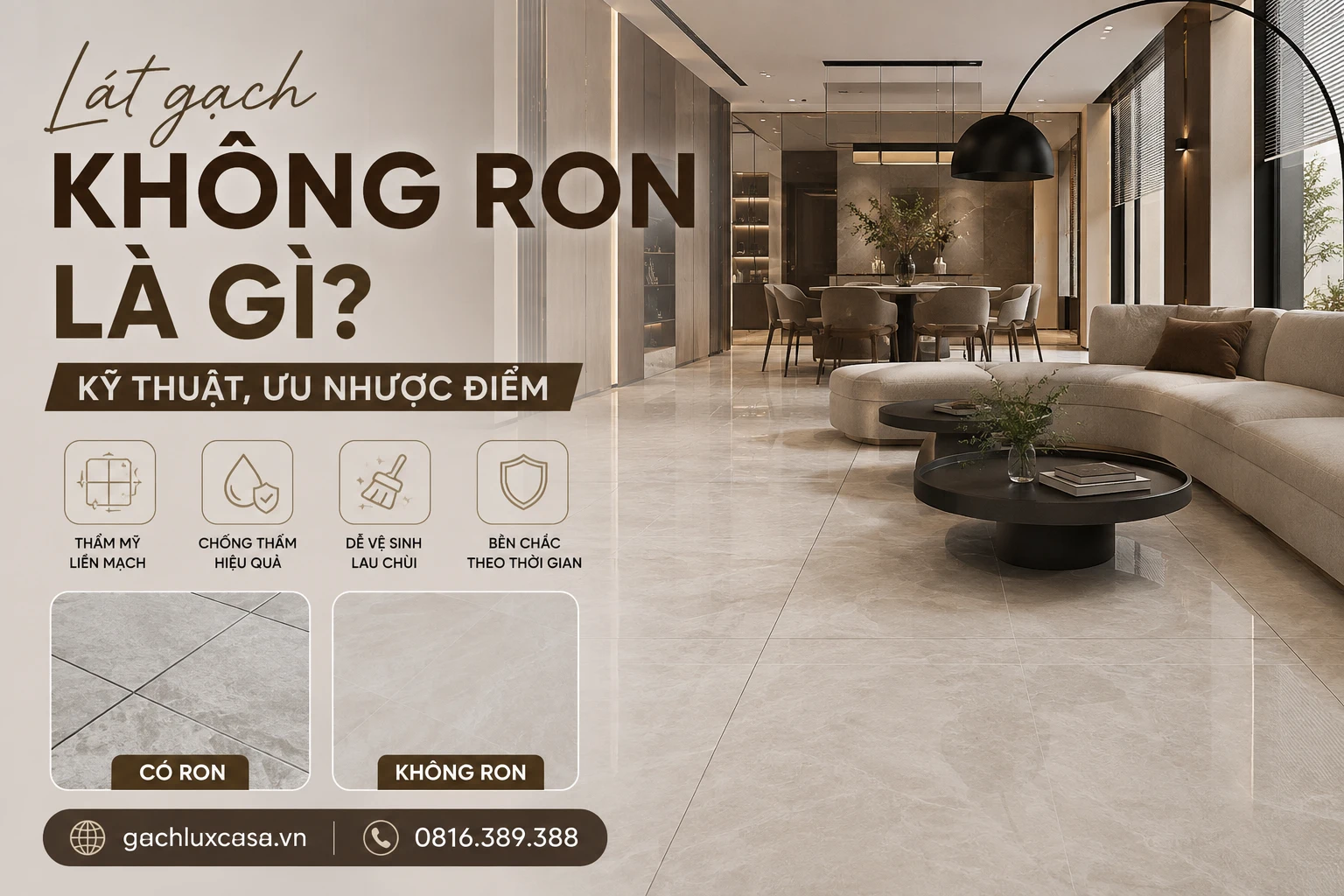 Lát gạch không ron là gì