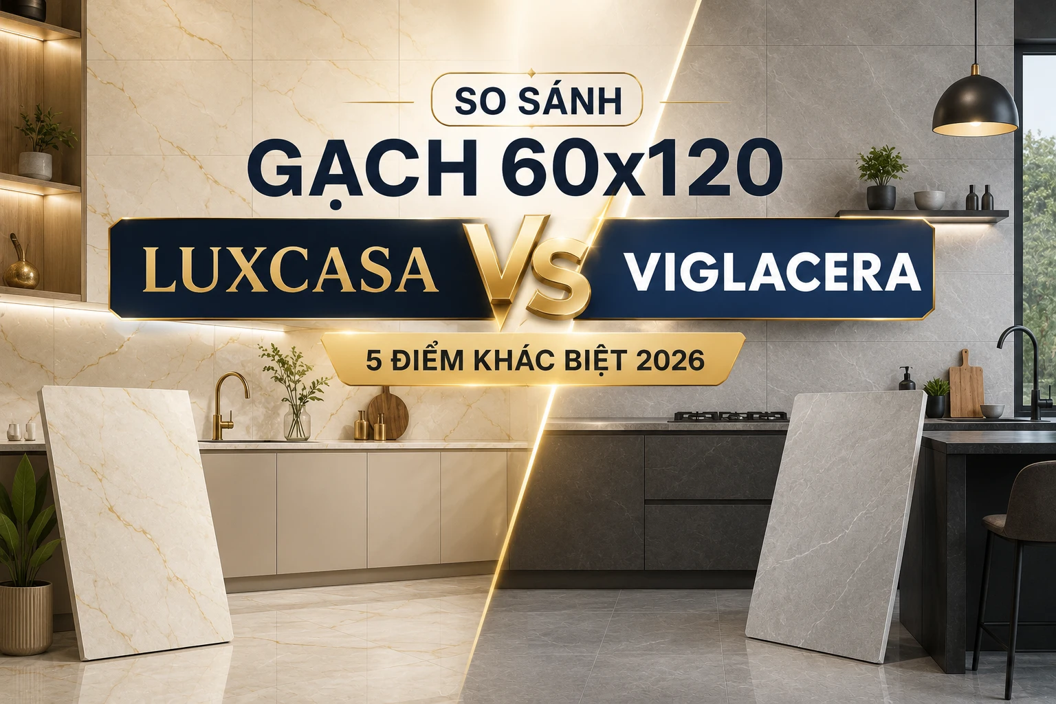 So sánh gạch 60x120 Luxcasa và Viglacera