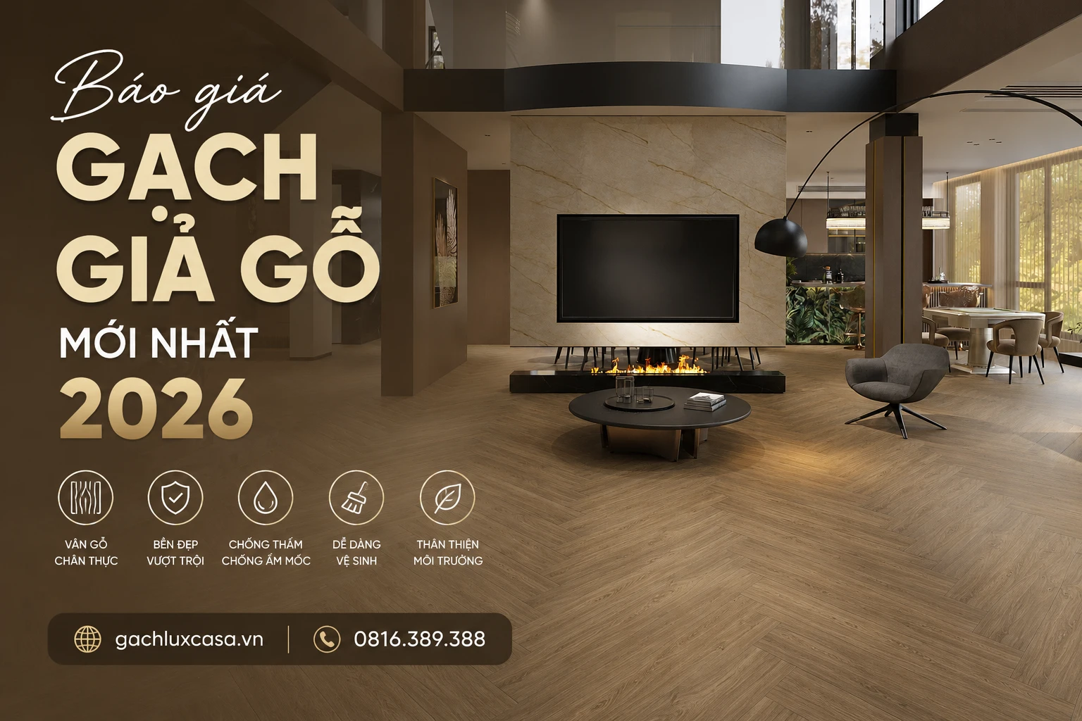 gạch giả gỗ mới nhất 2026