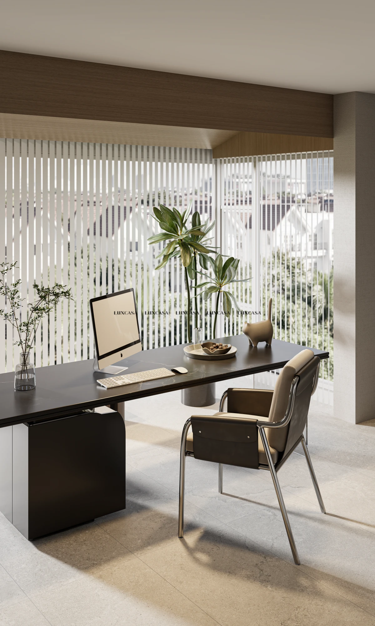 Gạch lát phòng làm việc 60x120 612LUM12030