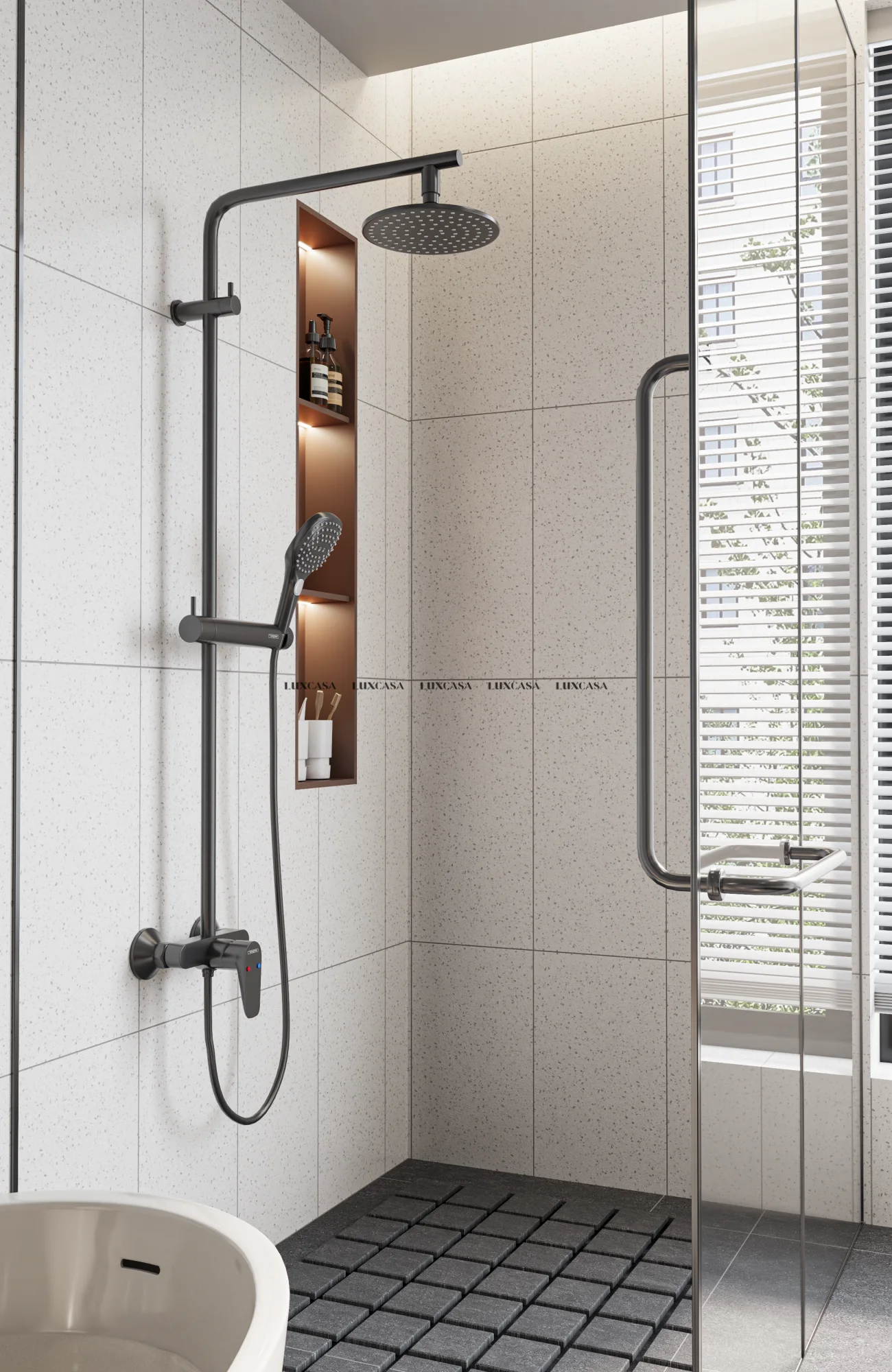 Gạch ốp nhà vệ sinh 30x60 360LU36M-TERRAZZO