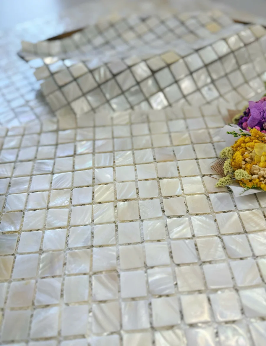 Mosaic xà cừ hình vuông LUMHS18