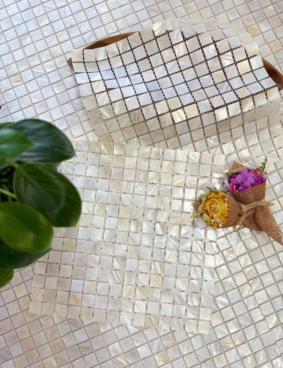 Mosaic xà cừ hình vuông LUMHS18