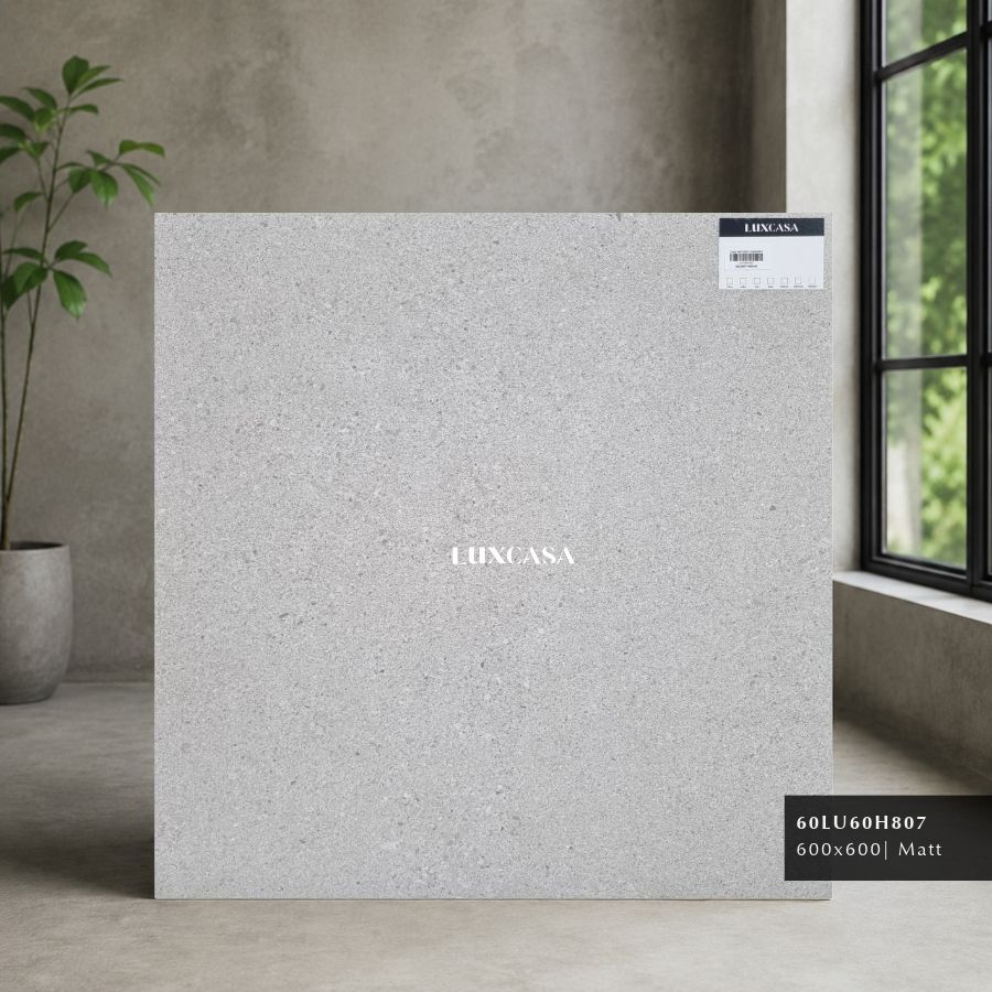 Hình ảnh bộ sưu tập gạch terrazzo kích thước 60x60, kiểu dáng hiện đại và tinh tế