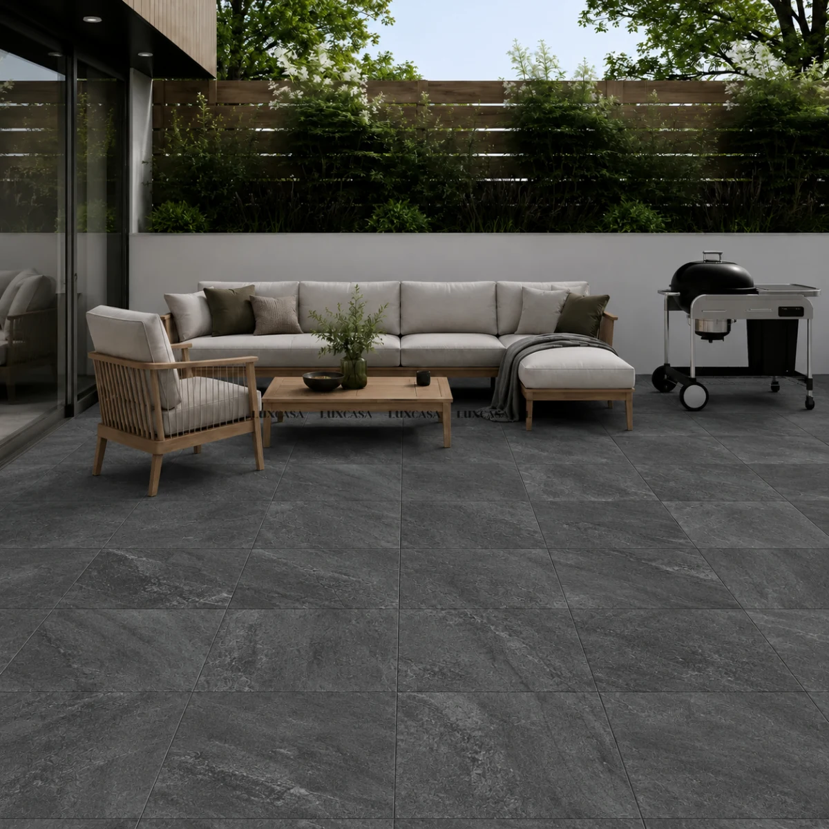 Gạch giả đá 60x60 60LU6623 với màu sắc tự nhiên và bề mặt hoàn thiện sang trọng, phù hợp cho không gian sống hiện đại.