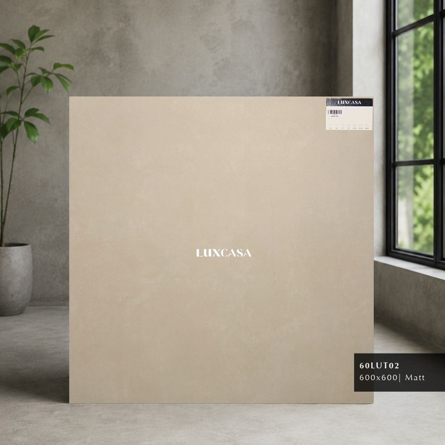 Hình ảnh gạch giả xi măng mờ kích thước 60x60 cm, mã sản phẩm 60LUCT02, chất liệu bền đẹp